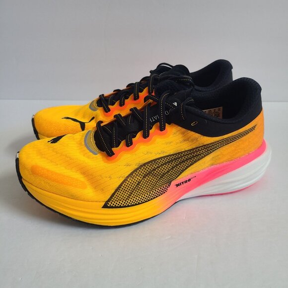 NEW Puma Deviate Nitro 2 Running Shoes 376807-03 Size 11.5 Sunset Glow